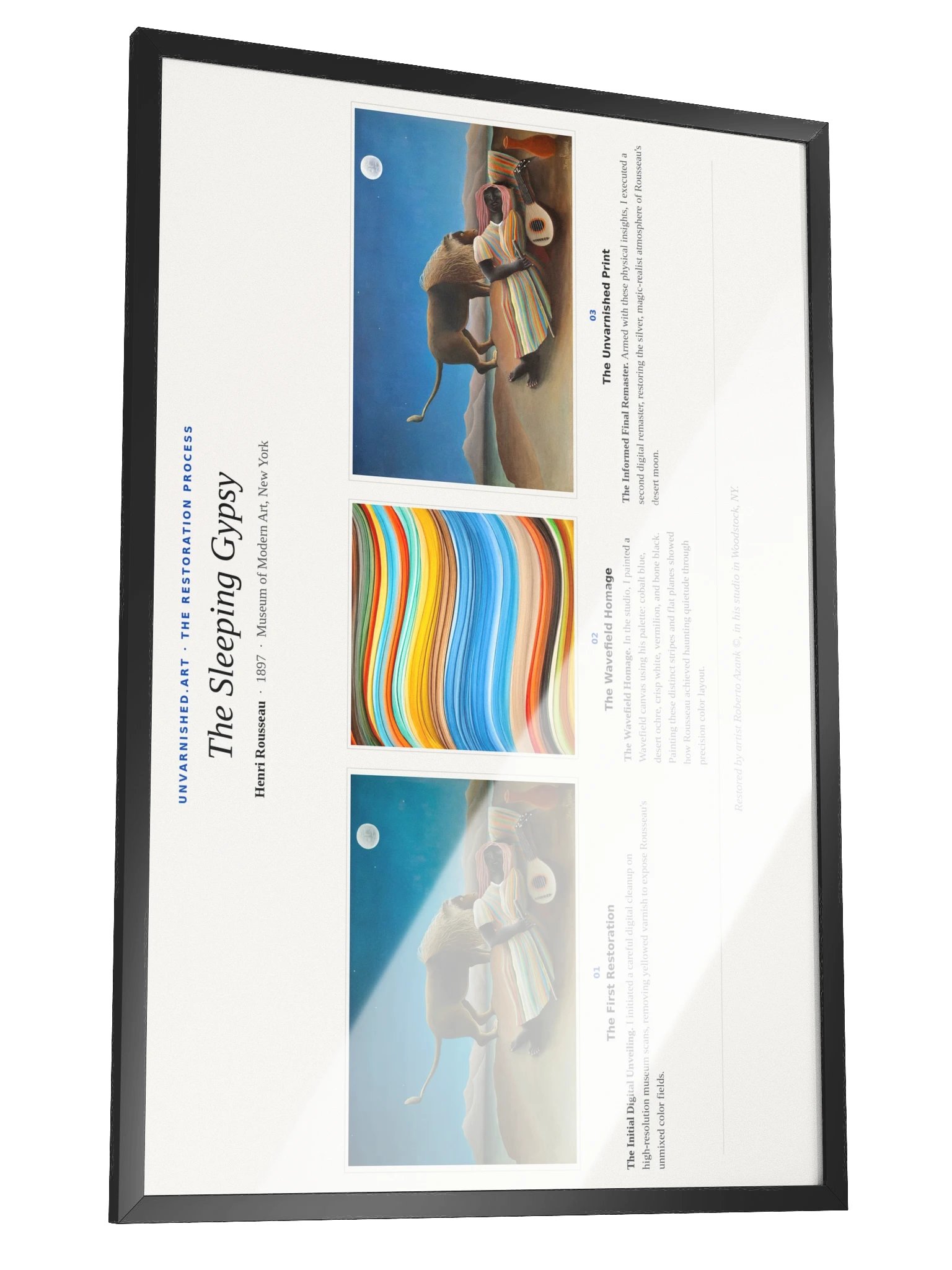 The Sleeping Gypsy — Framed Process Poster product image (2)