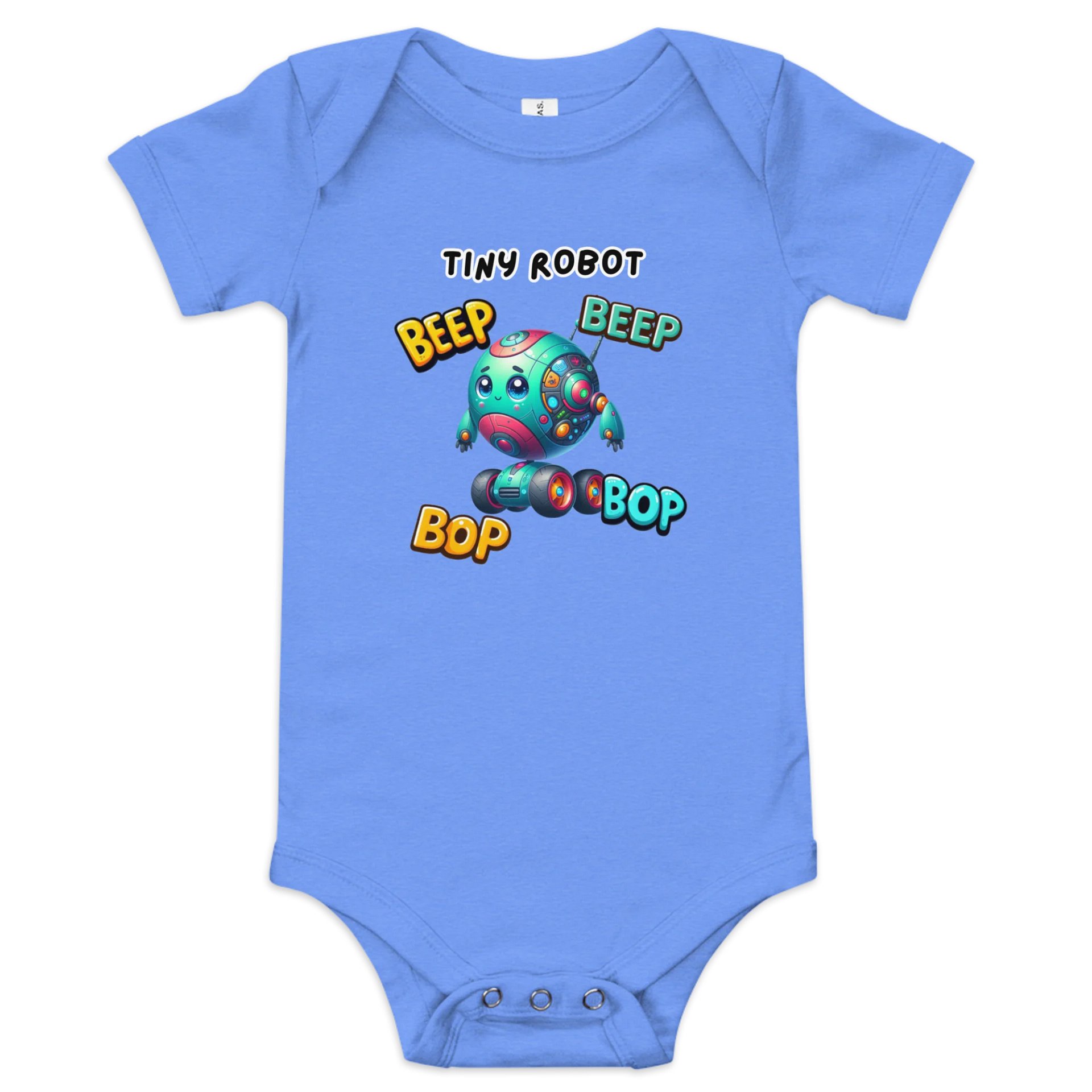 BEEP BOP BOP Baby Robot Short Sleeve Onesie product image (4)