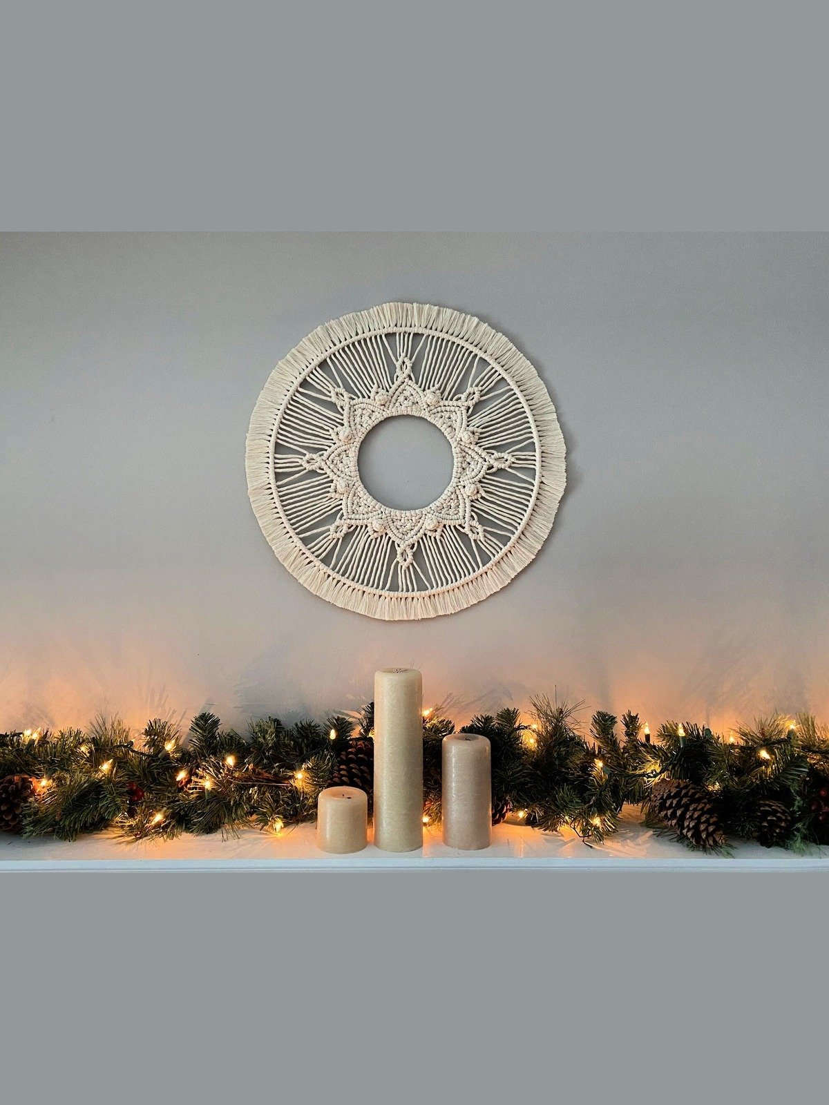 Macrame Mandala Wall Hanging (Digital PDF Pattern) product image (3)