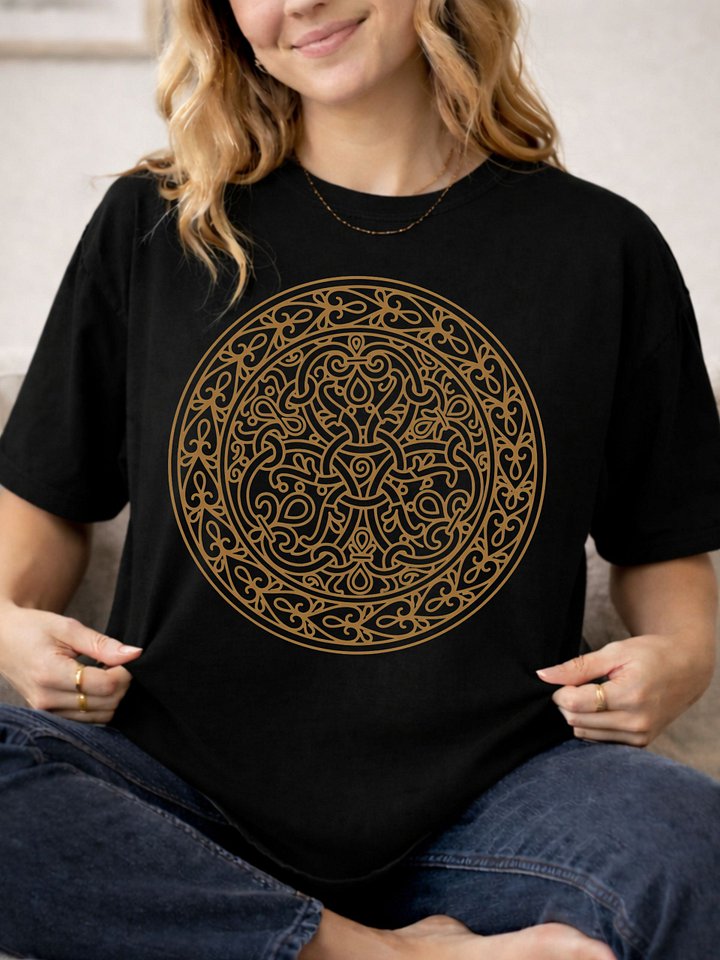 Viking design from Hornelund brooch- Comfort Colors Heavyweight Unisex Cotton T-shirt product image (26)