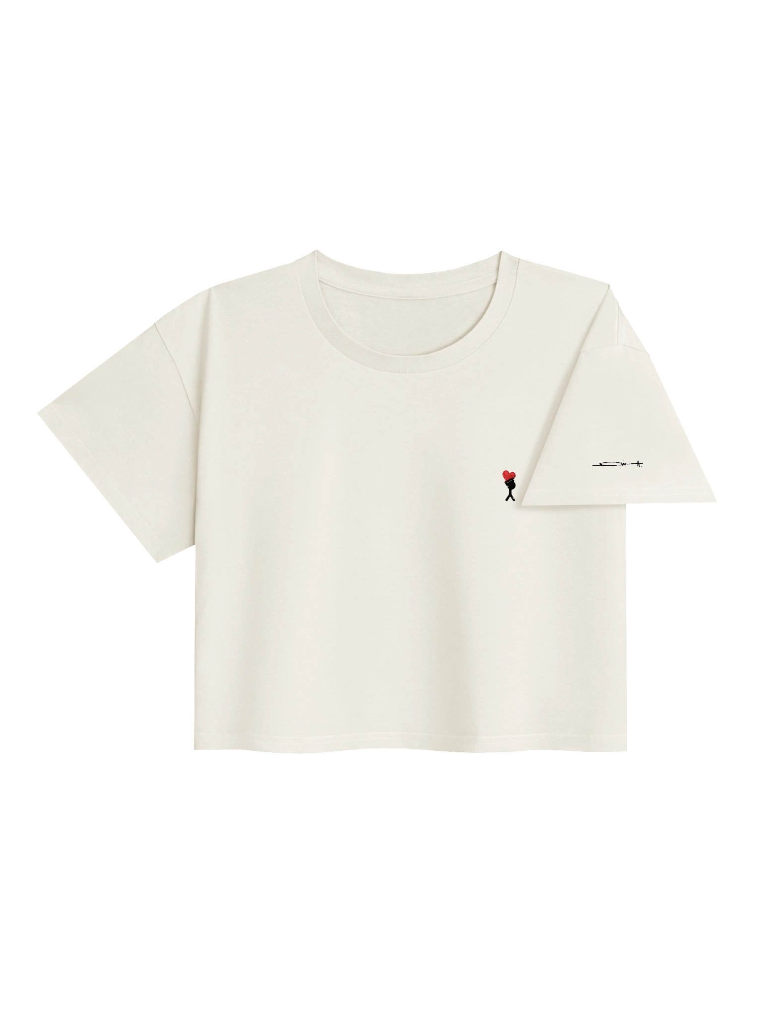 Timeless Summer Crop Top T-Shirt // The Gift of Art product image (3)