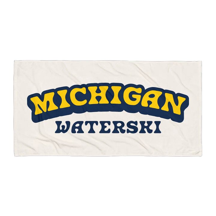 Michigan Waterski Logo Towel product image (1)