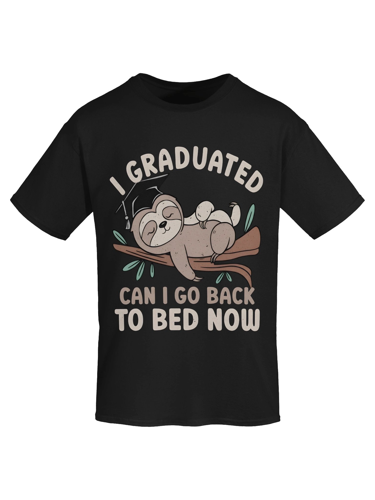 Graduation Sloth Sleep Mode Tee product image (5)