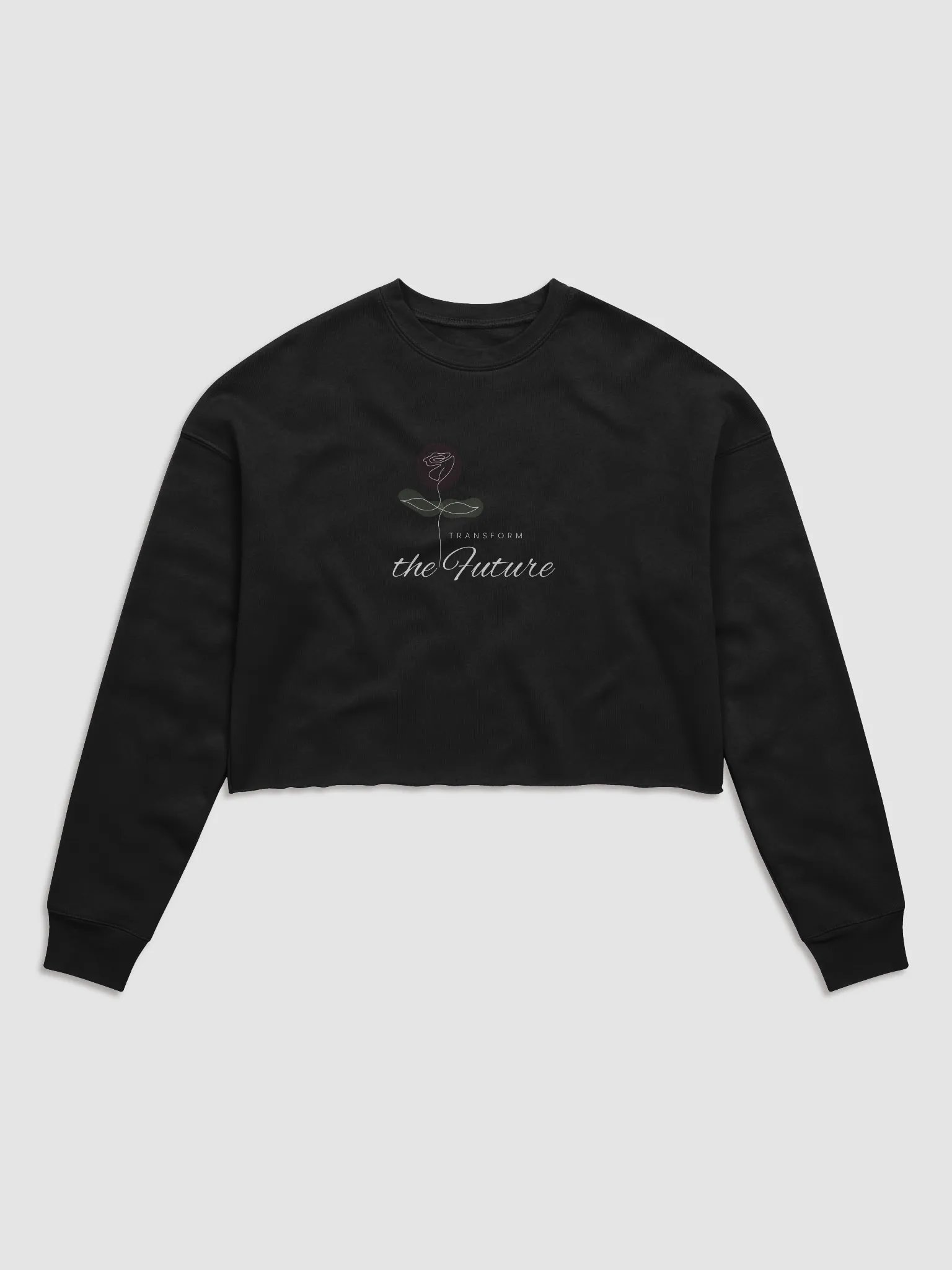 Women's Fleece Crop Sweatshirt BCFB0132 product image (5)