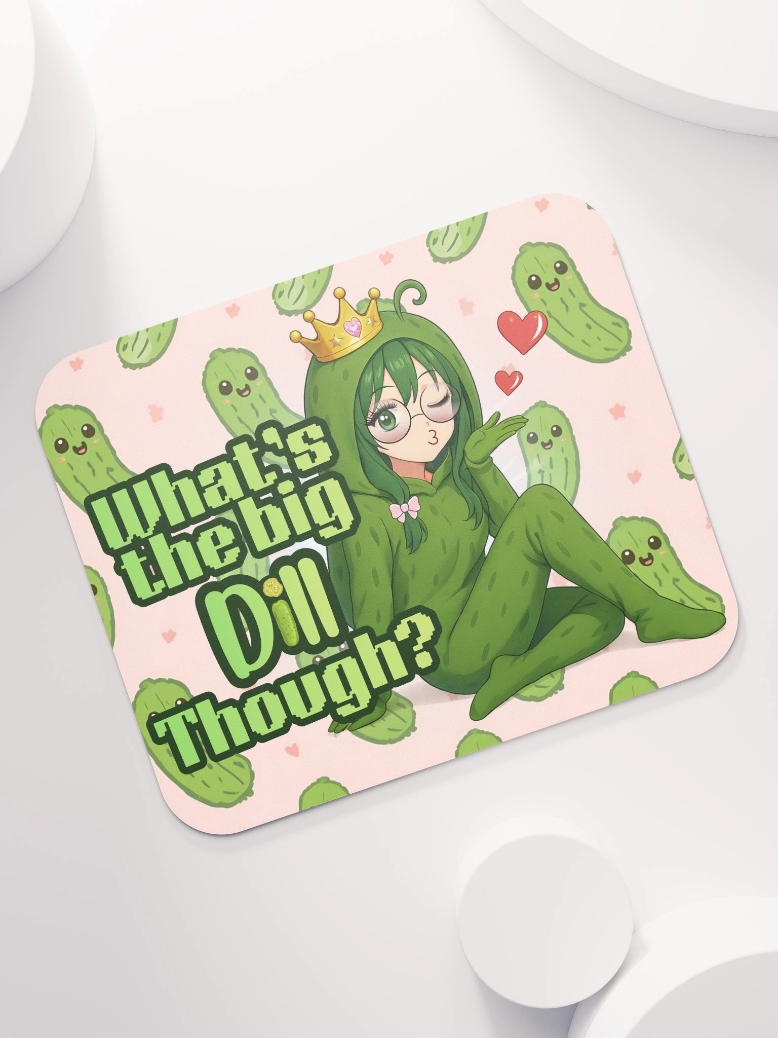 Dillicious Pickle Mouse Pad product image (7)
