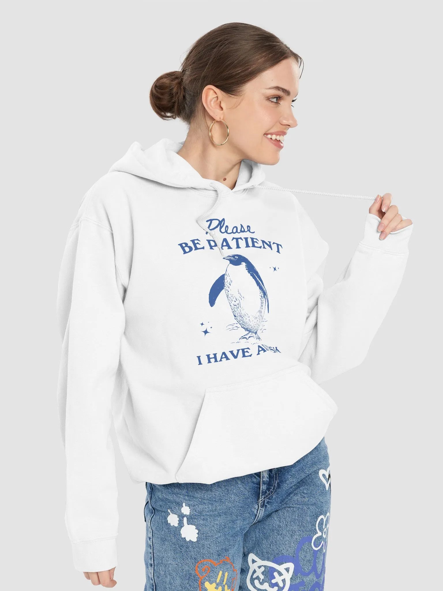 Please be patient I have autism Hoodie product image (7)