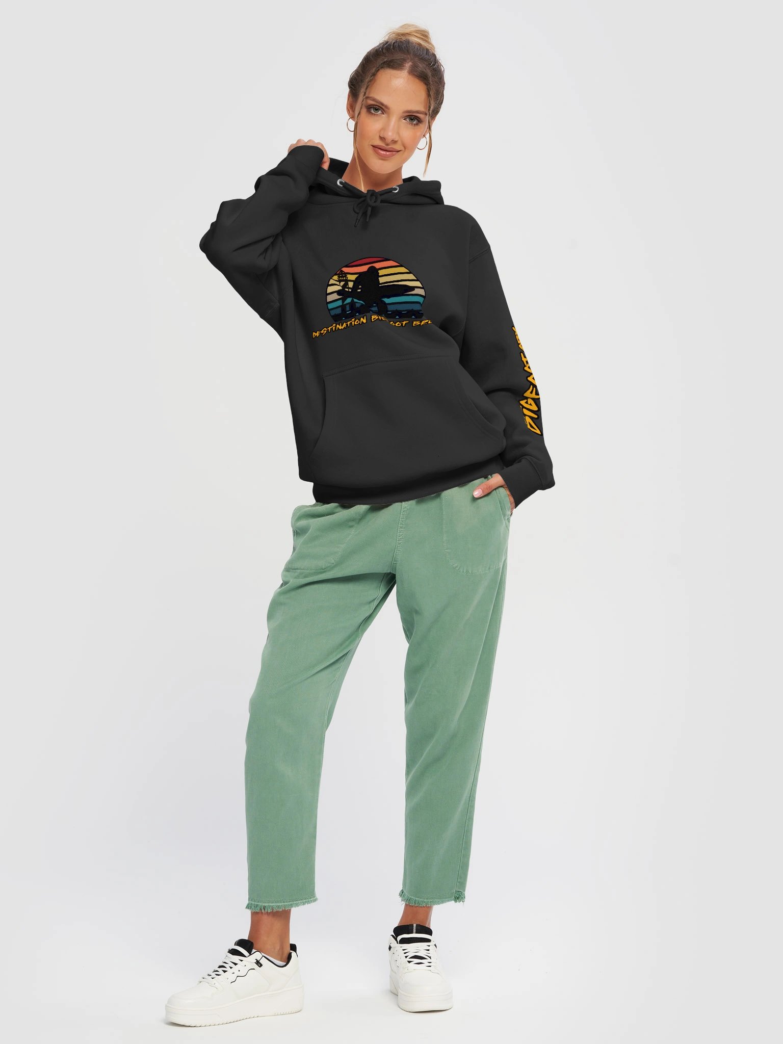 Destination Bigfoot Bronco Front Classic Logo Hoodie (Multiple Colors Available) product image (36)