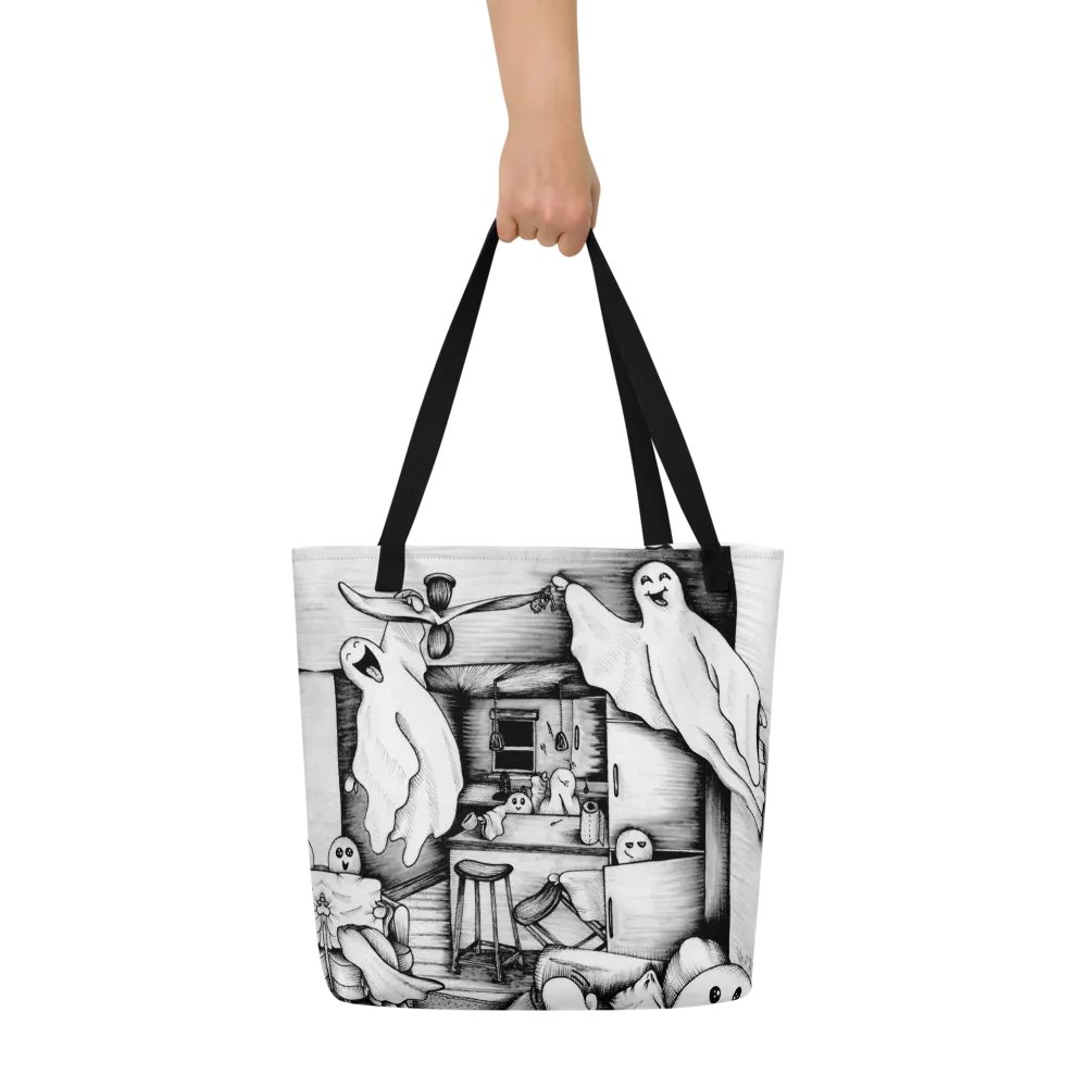 Haunted apartment All-Over Tote Bag product image (7)