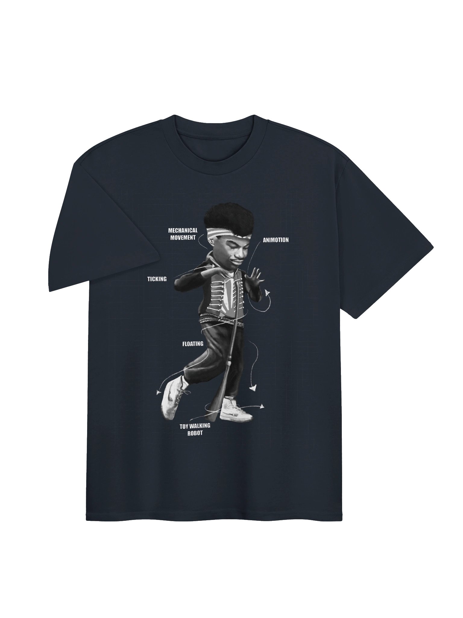 Michael "Boogaloo Shrimp" Chambers Blueprint T-Shirt product image (3)