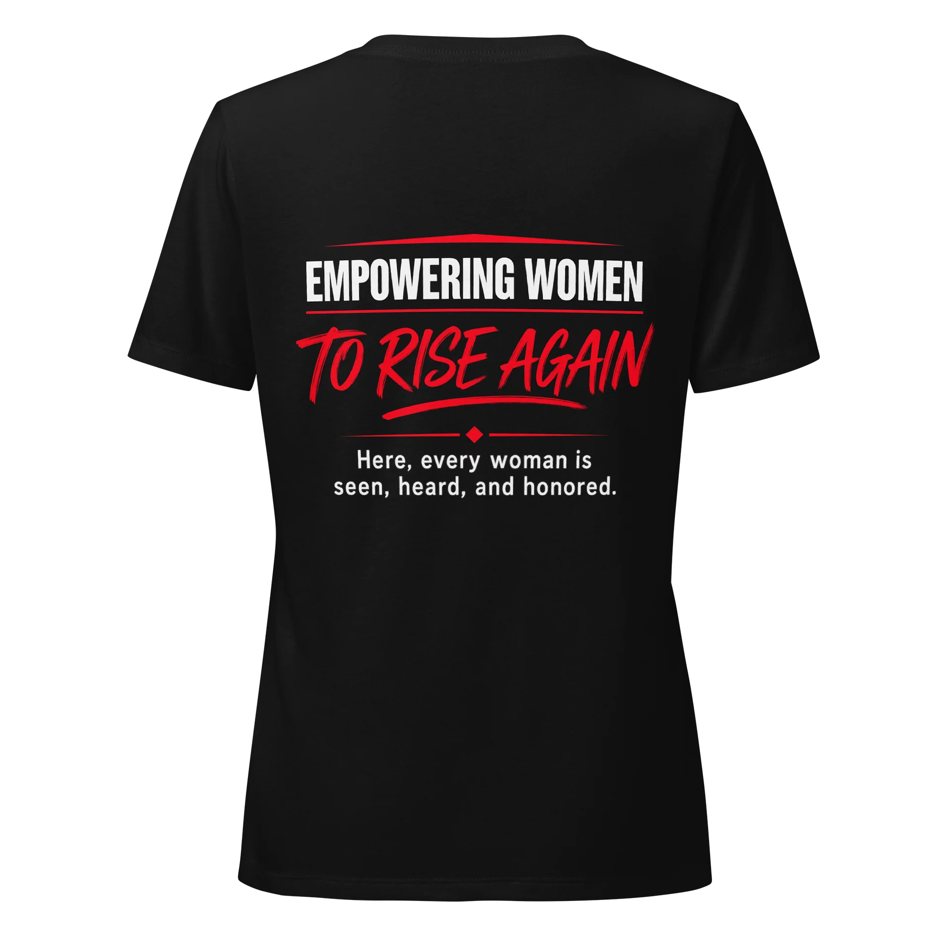 Women of Excellence Rise Again | Women’s Fitted Tee product image (4)