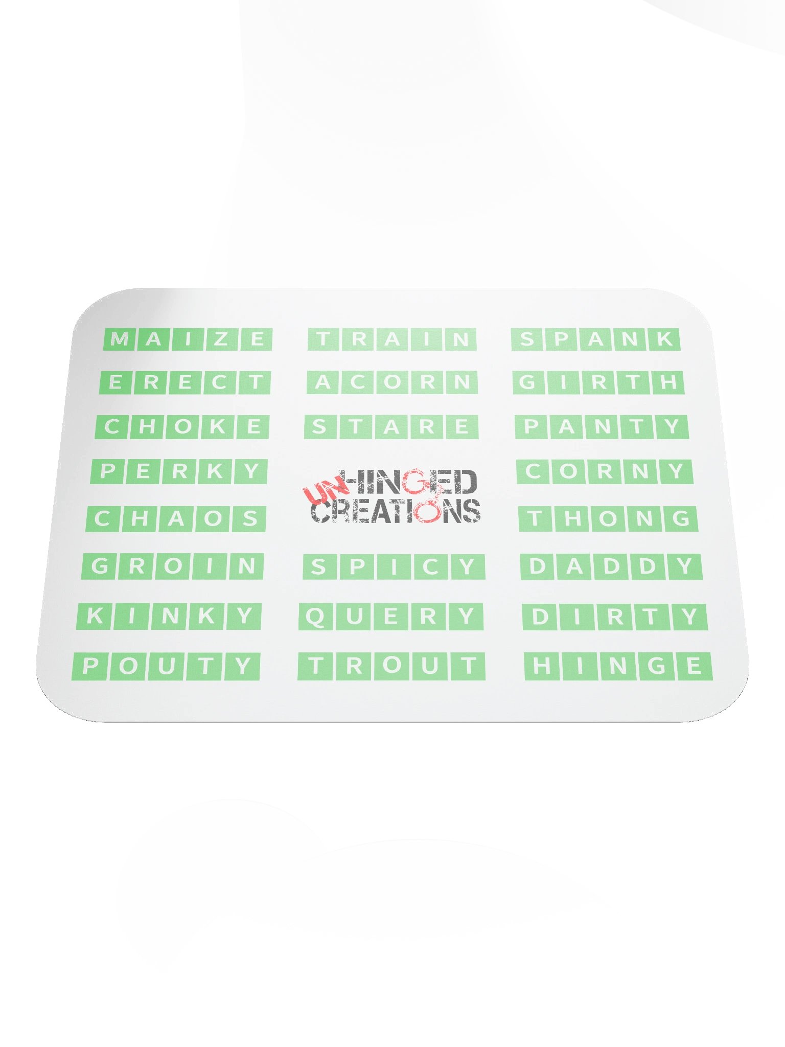 Multi Word Mousepad - White product image (1)