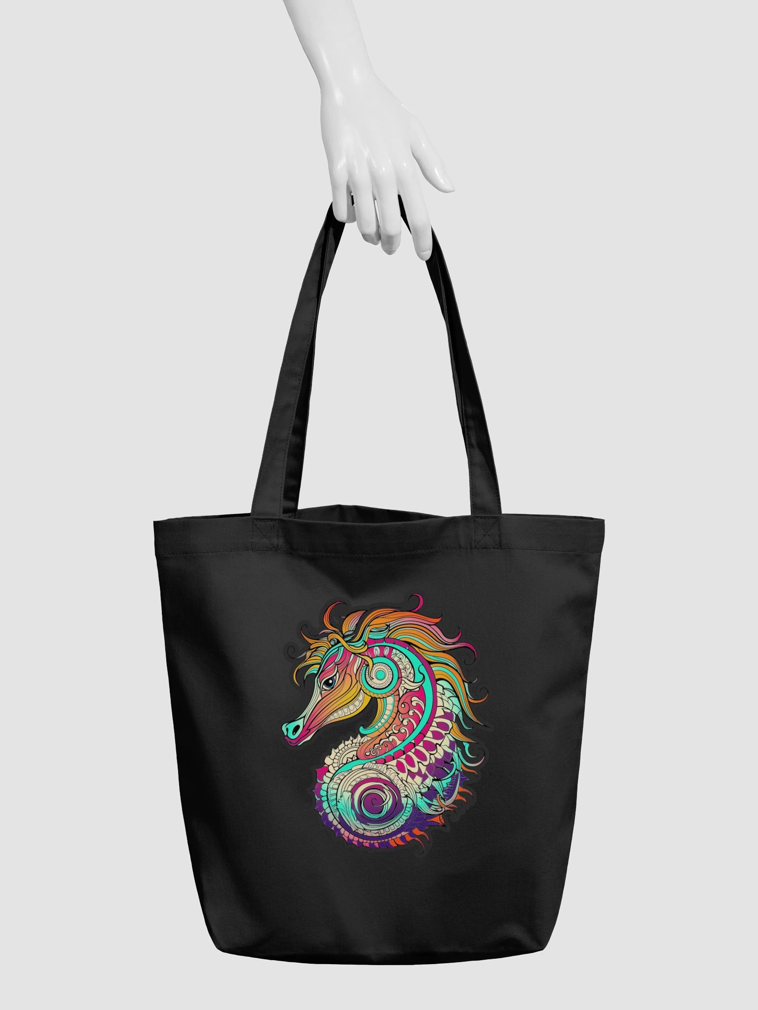 Ocean Pause — Seahorse Tote product image (3)