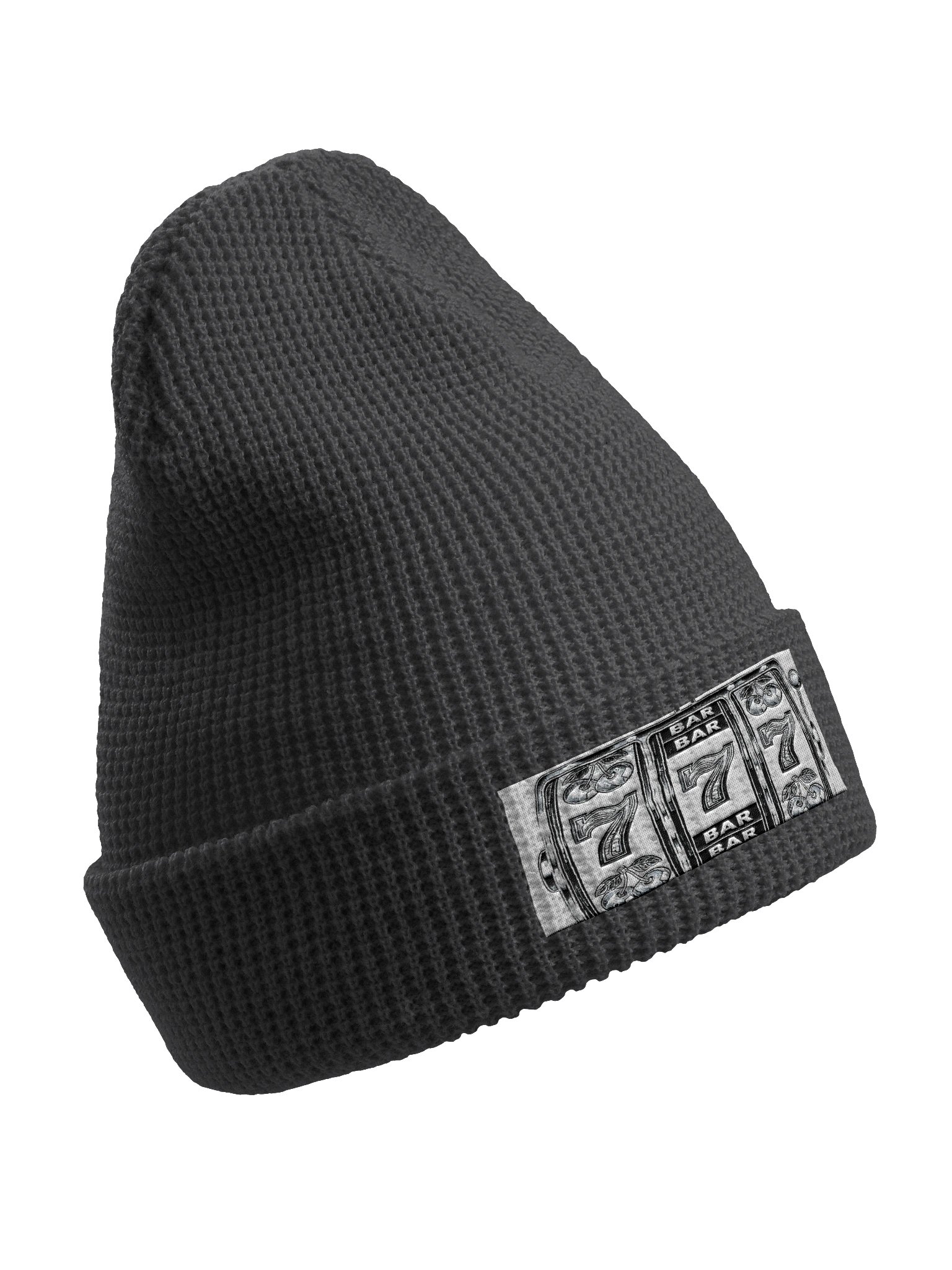 Lucky 7s & Cherry Reels Waffle Beanie product image (3)