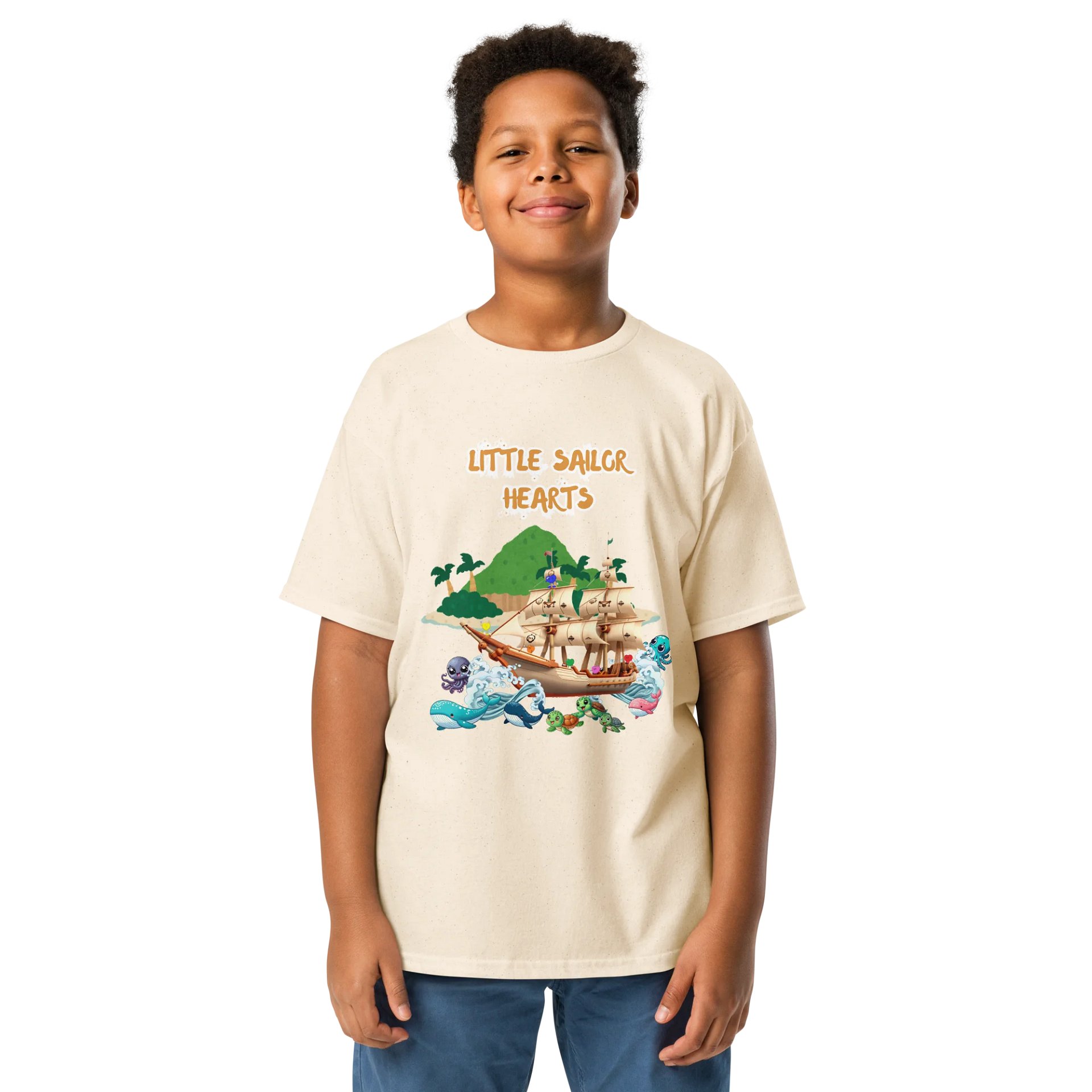 Little Sailor Hearts Youth Tee product image (36)