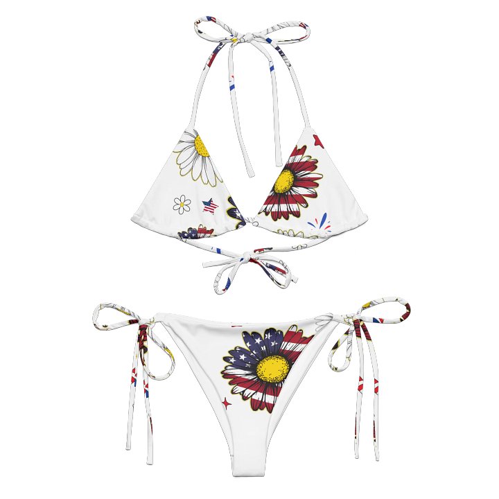 Patriotic Daisies Bikini Set product image (1)