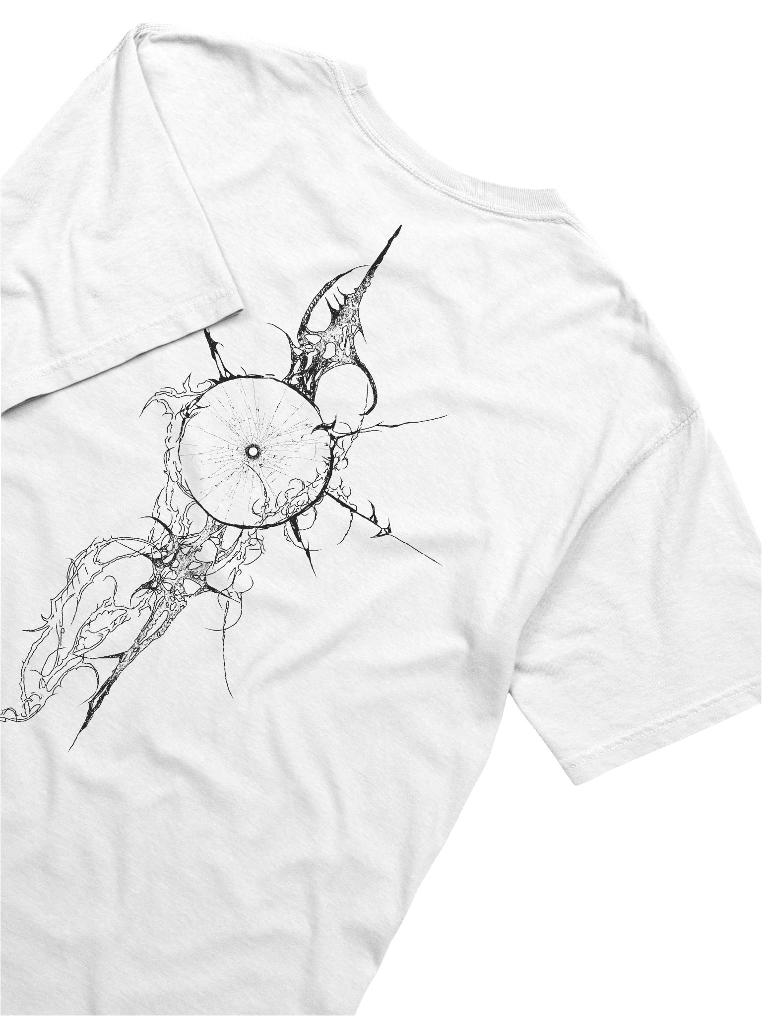 dark sigil white T product image (6)