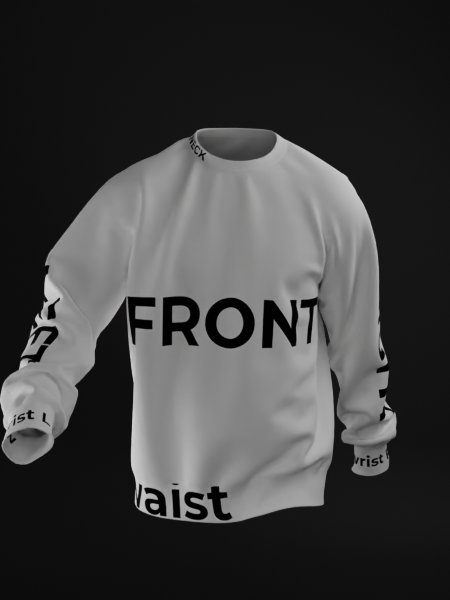 Sweatshirt Version 2 Rib Waist (Walking And 360 Animation) product image (1)