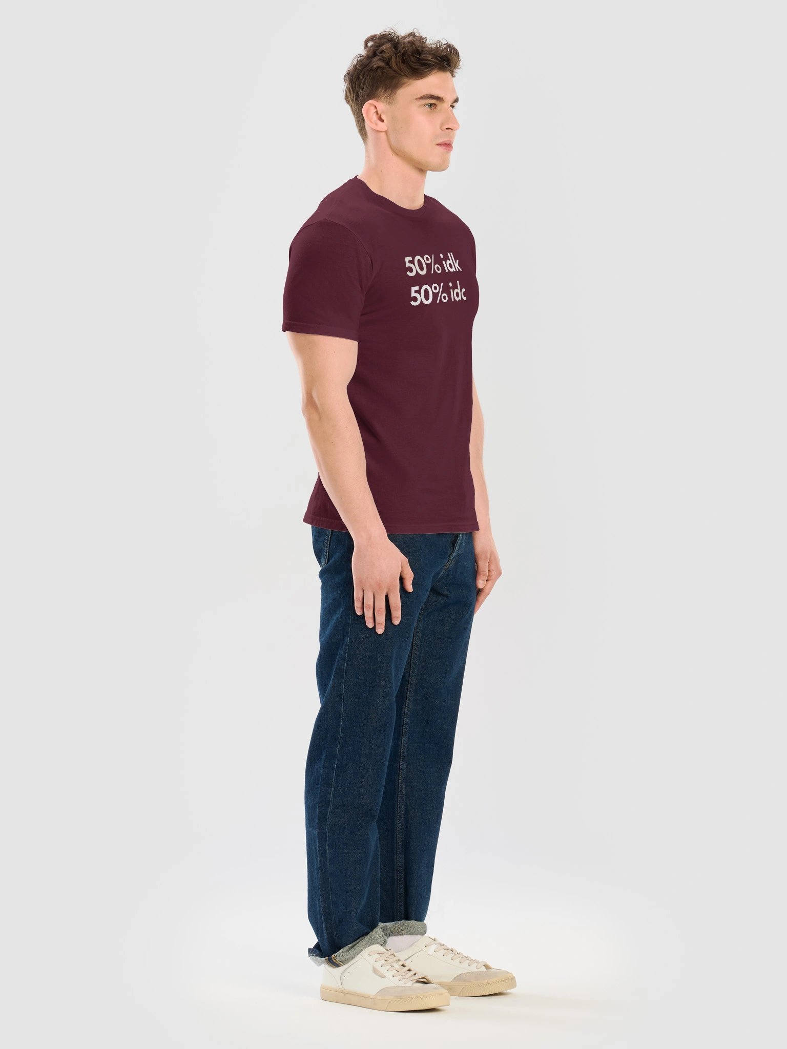 50% Idk 50% Idc Tee product image (23)