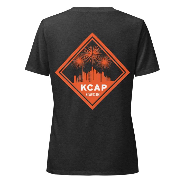 Womens - Bella Canvas - V-Neck - Orange Logo product image (2)