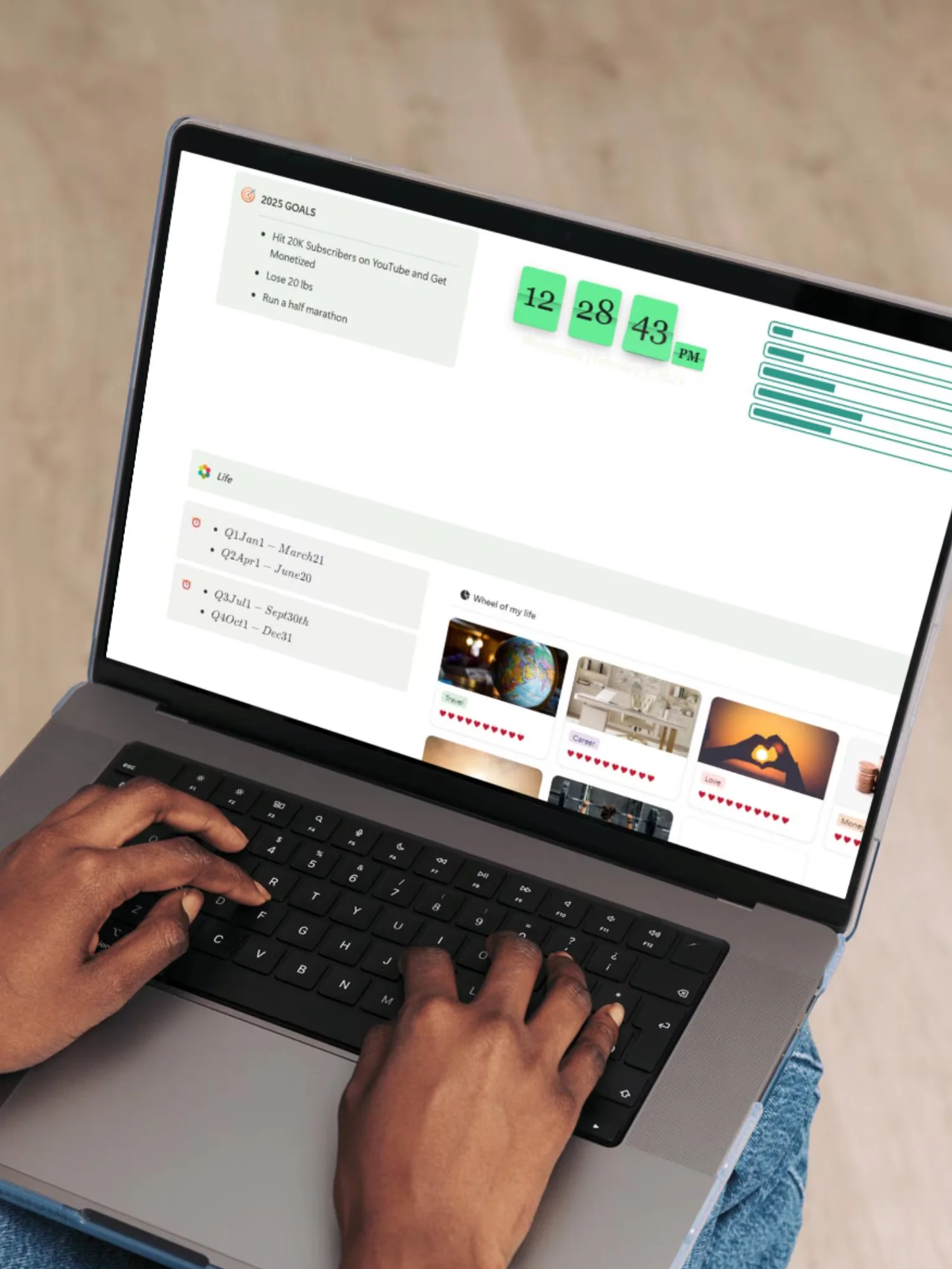 Notion Goal Tracker Template product image (3)