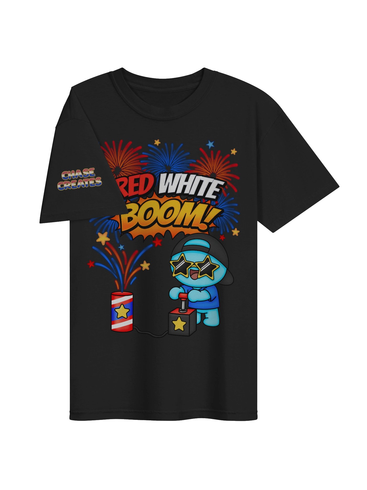 Red White Boom – Front Print Tee product image (3)