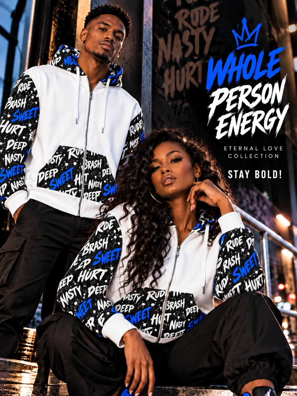 Whole Person Energy — Eternal Love Signature Unisex Hoodie - White product image (1)