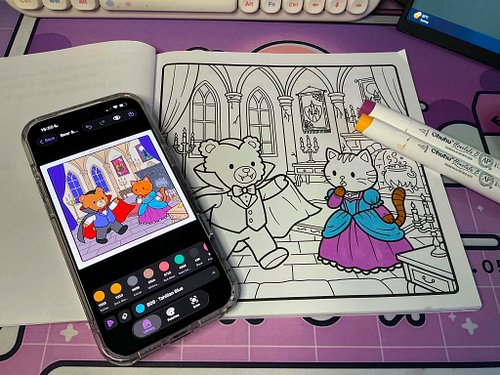 Ever ruin a coloring page because you picked the wrong marker? Cus I have 😂

I’ve been using the HueMock app to plan out my p...
