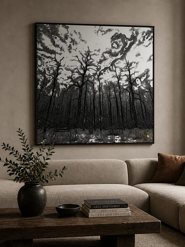 Winter's Grasp Wallart - Canvas Wallart - Gothic wallart product image (1)