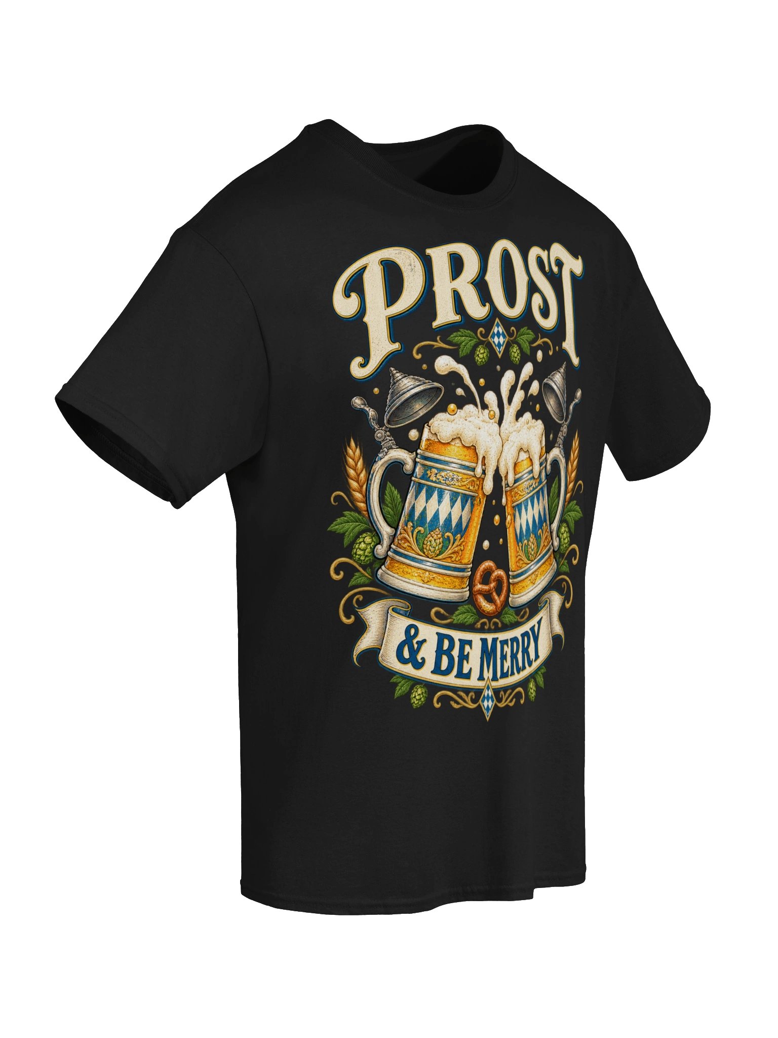 Prost & Be Merry Oktoberfest Beer Steins Vintage Tee product image (63)