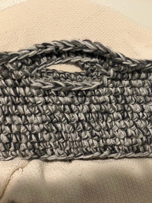 Monochromatic Gray - One-of-a-Kind Designer Crochet Basket product image (1)
