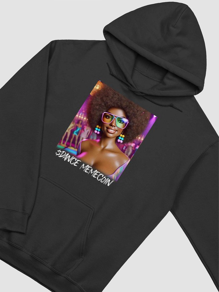 DANCE MEMECOIN - AFRO DIVA - CLASSIC HOODIE - BLACK product image (1)