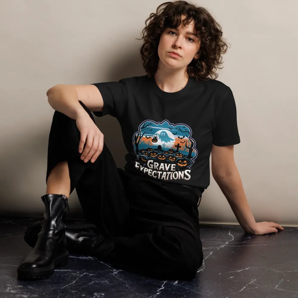 Grave Expectations Halloween Premium Tee product image (10)