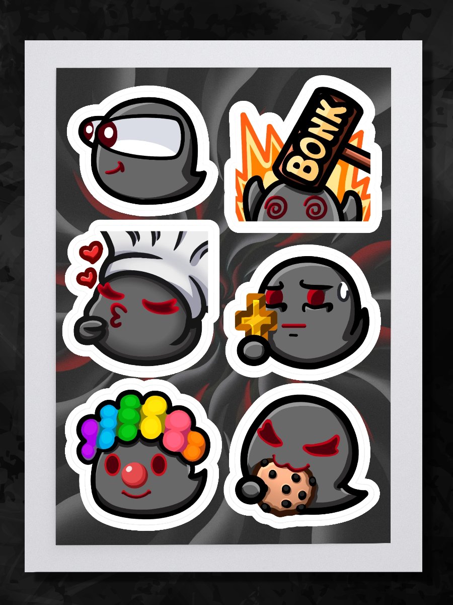 Emote Sticker Sheet 5 product image (4)