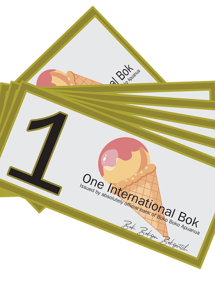 Gift how many Boks you want! Bok is also a currency btw. product image (1)