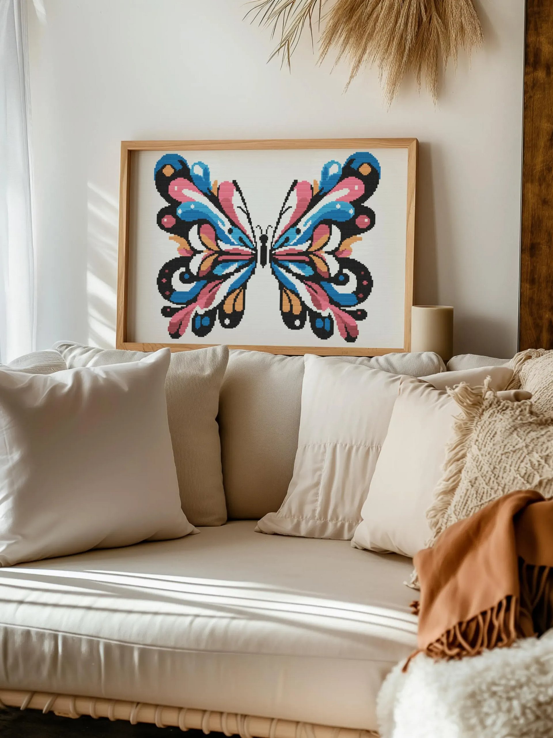 Kaleido Flutter Cross Stitch Pattern product image (6)