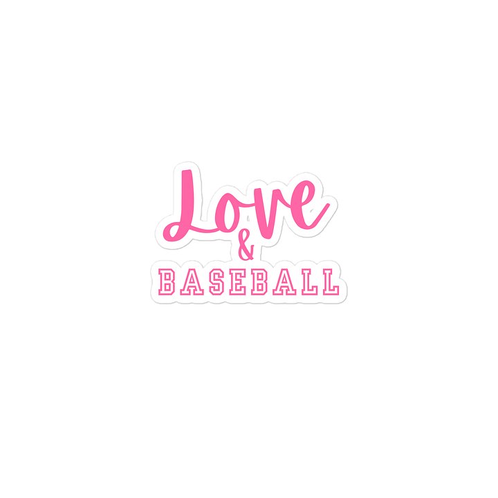 Love & Baseball - Title Sticker product image (2)