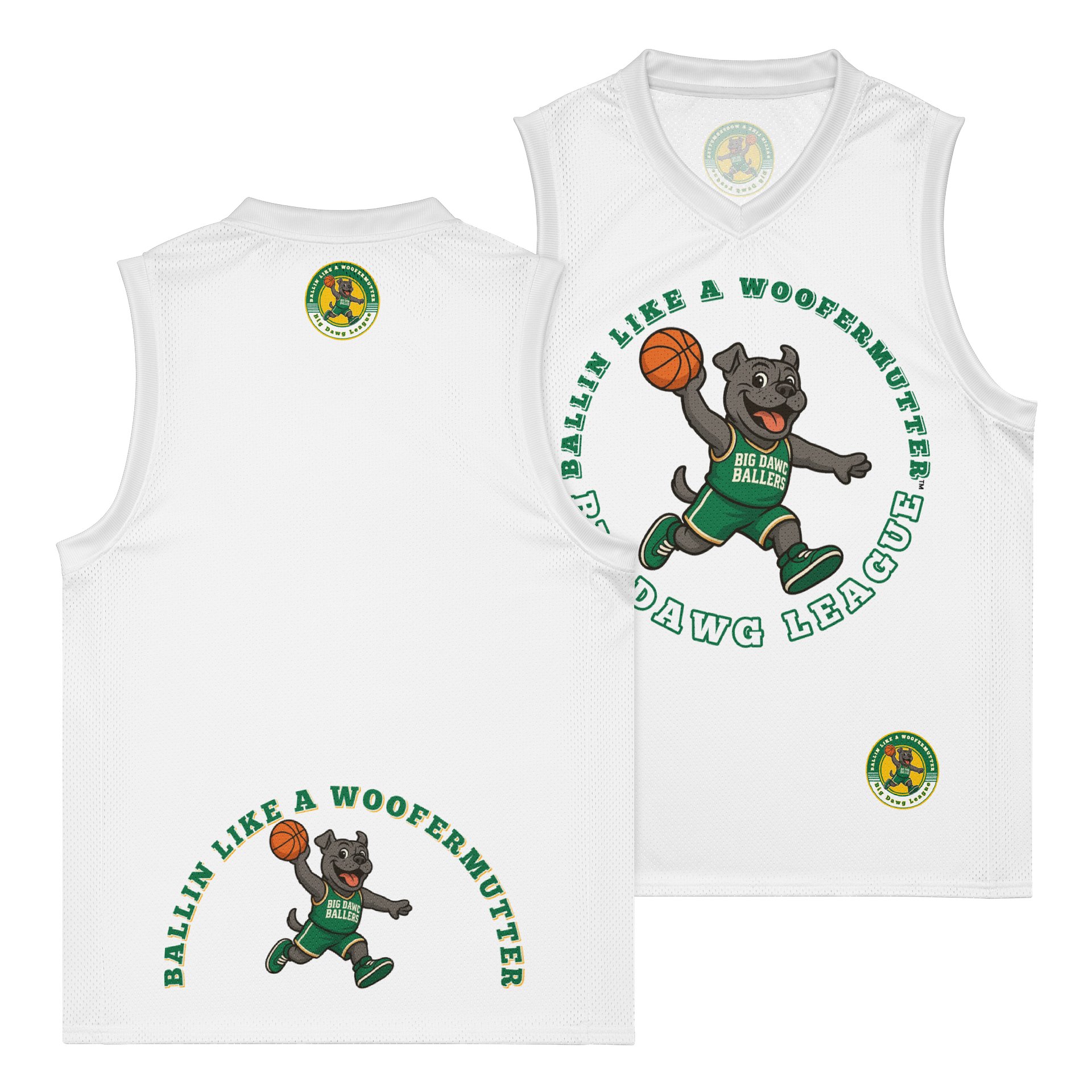 Cane Corso Ballin Like A WooferMutter™ Premium Basketball Jersey product image (1)