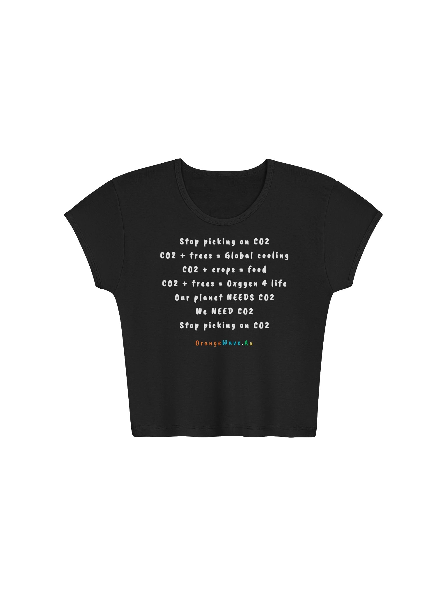 Stop Picking on CO2 Crop Tee product image (1)