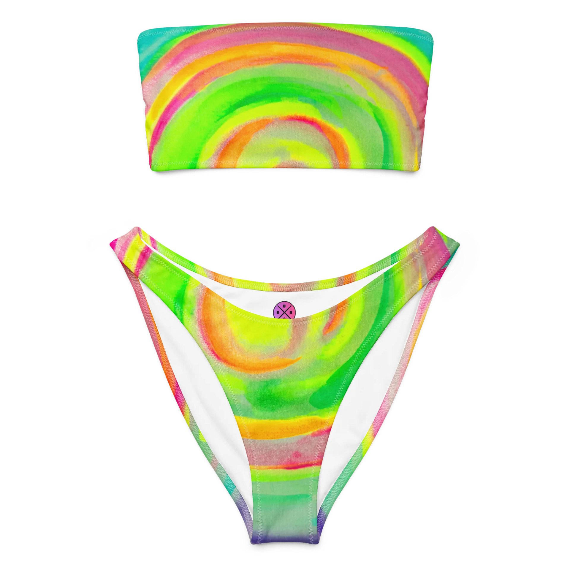 Watercolor Strapless Bikini product image (2)