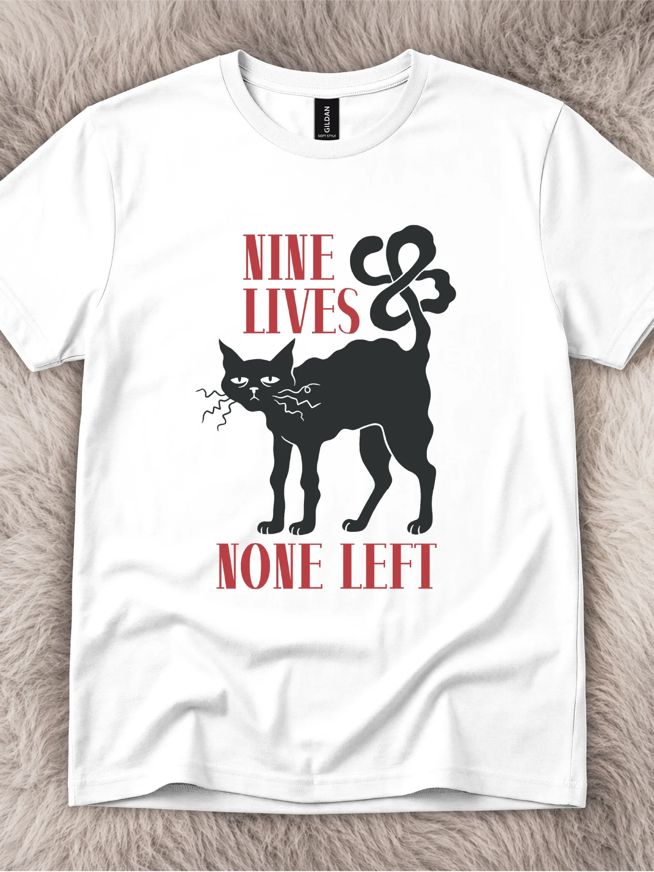 Nine Lives, None Left Void Cat Shirt product image (1)
