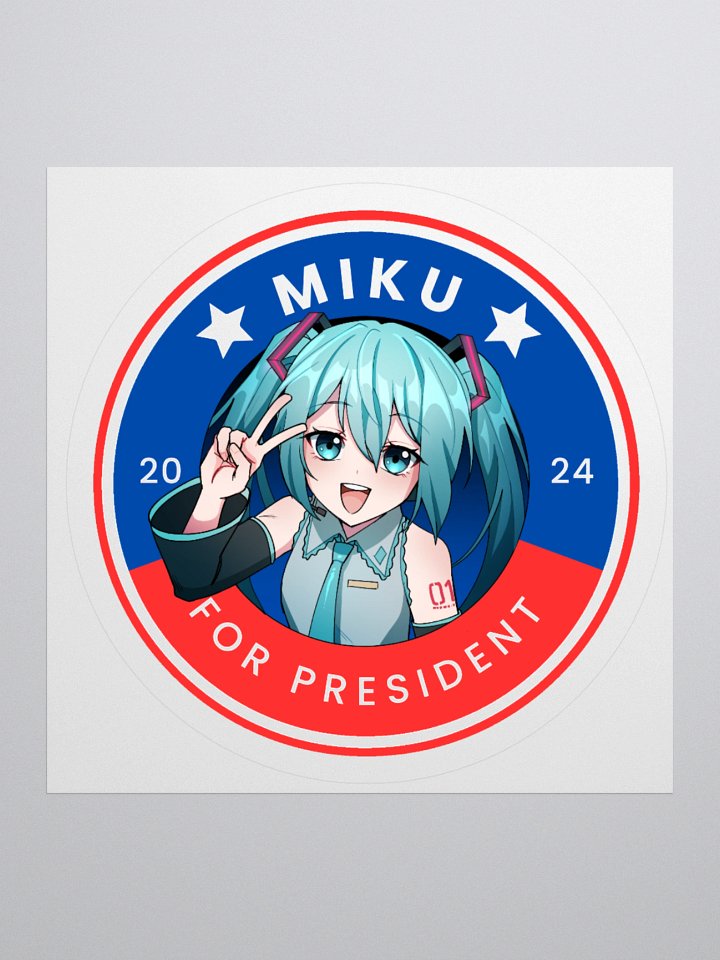 Miku for President Sticker product image (1)