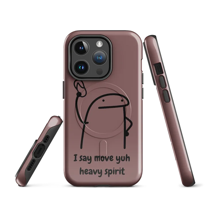 “Move Yuh Heavy Spirit” Funny Caribbean iPhone Case product image (3)