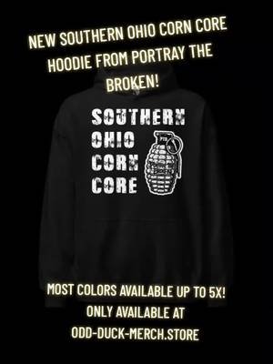 We have NEW hoodies from @Portray The Broken Official! Most colors available up to 5X! #portraythebroken #corncore #metalcore #hoodieseason #oddduckcoffeeandapparel 