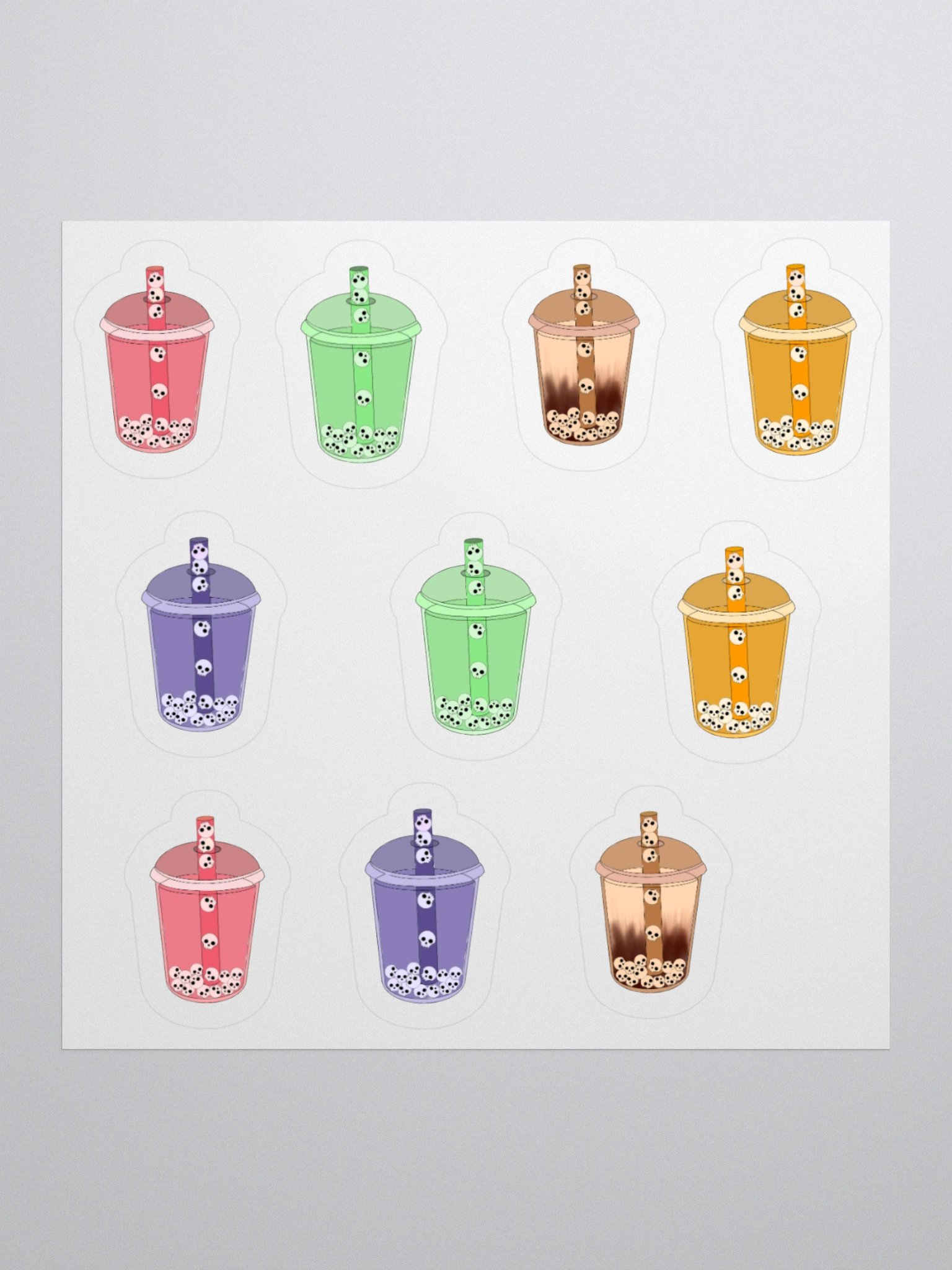 Death By Boba 4"x4" product image (1)