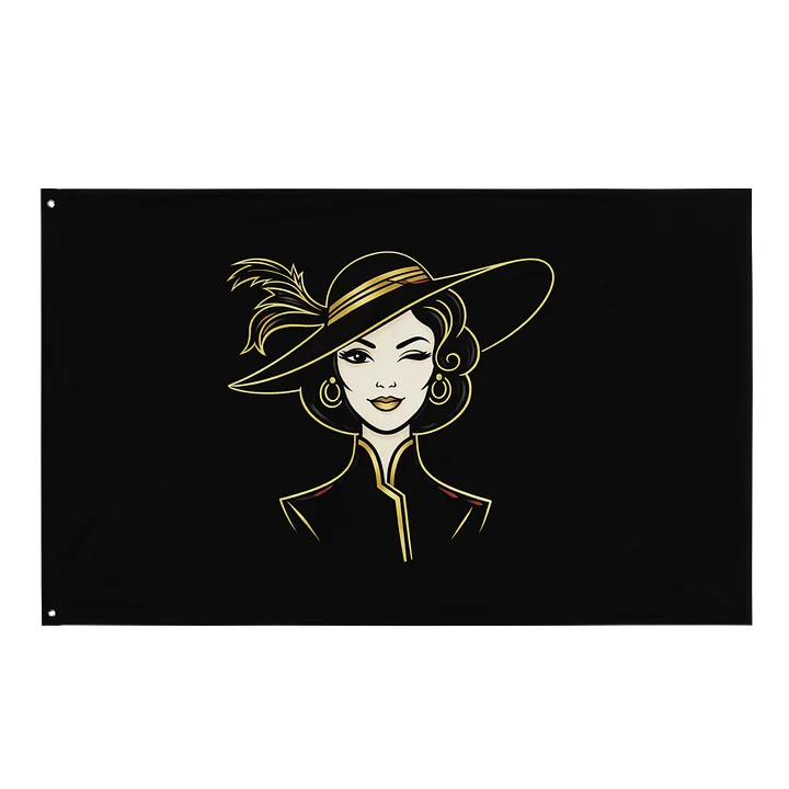 Woman Farting Flag product image (1)
