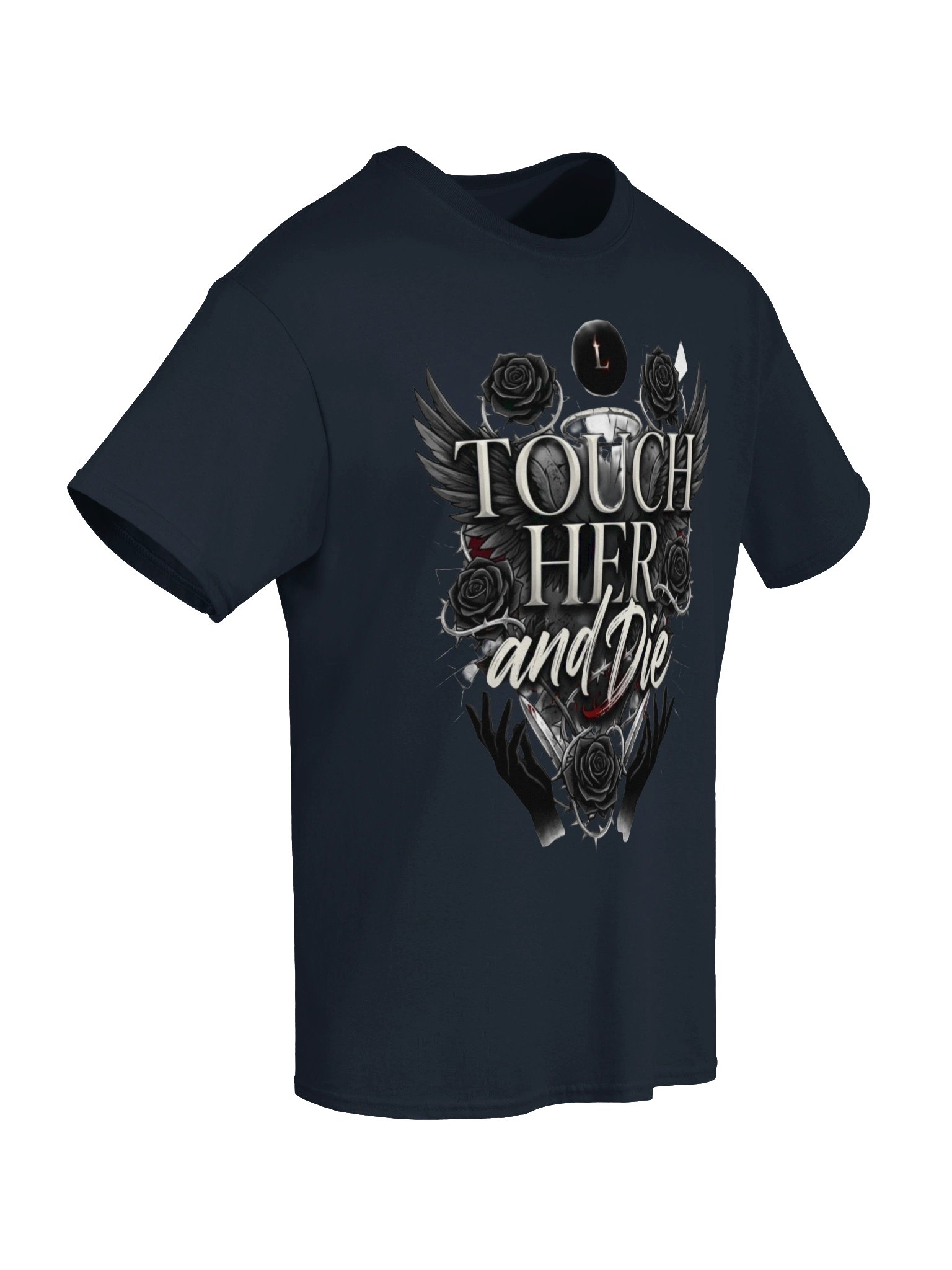 Touch Her and Die Possessive Dark Romance T-Shirt for Villain Lovers product image (6)