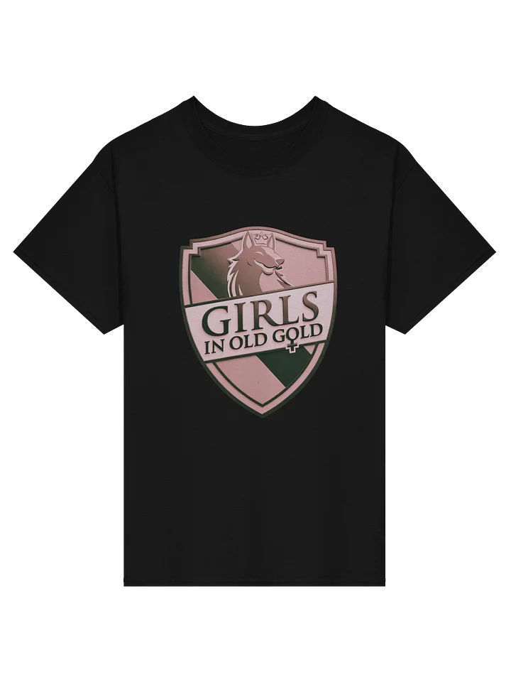 Girls in Old Gold Pink Logo Tee product image (1)
