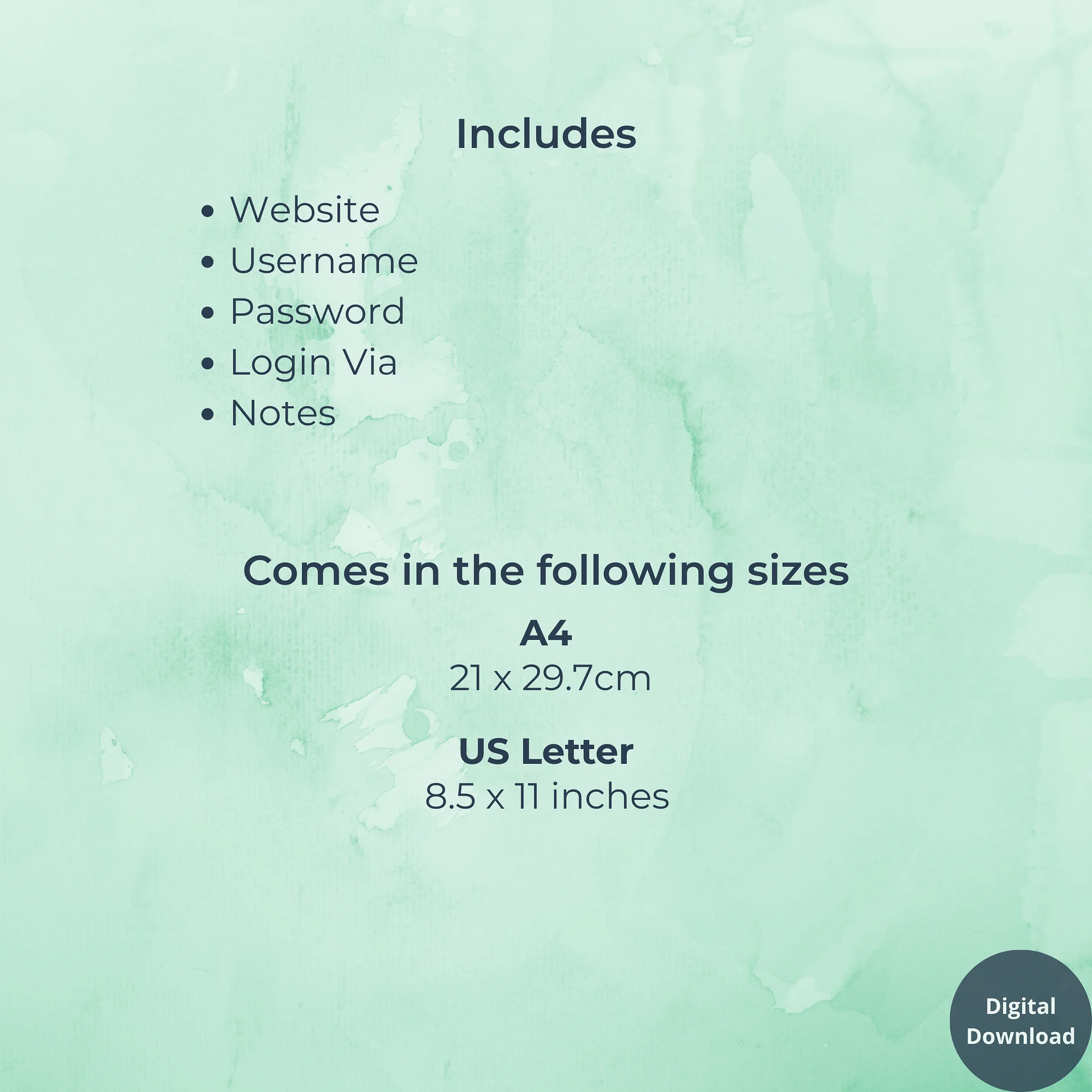 Password Tracker product image (5)