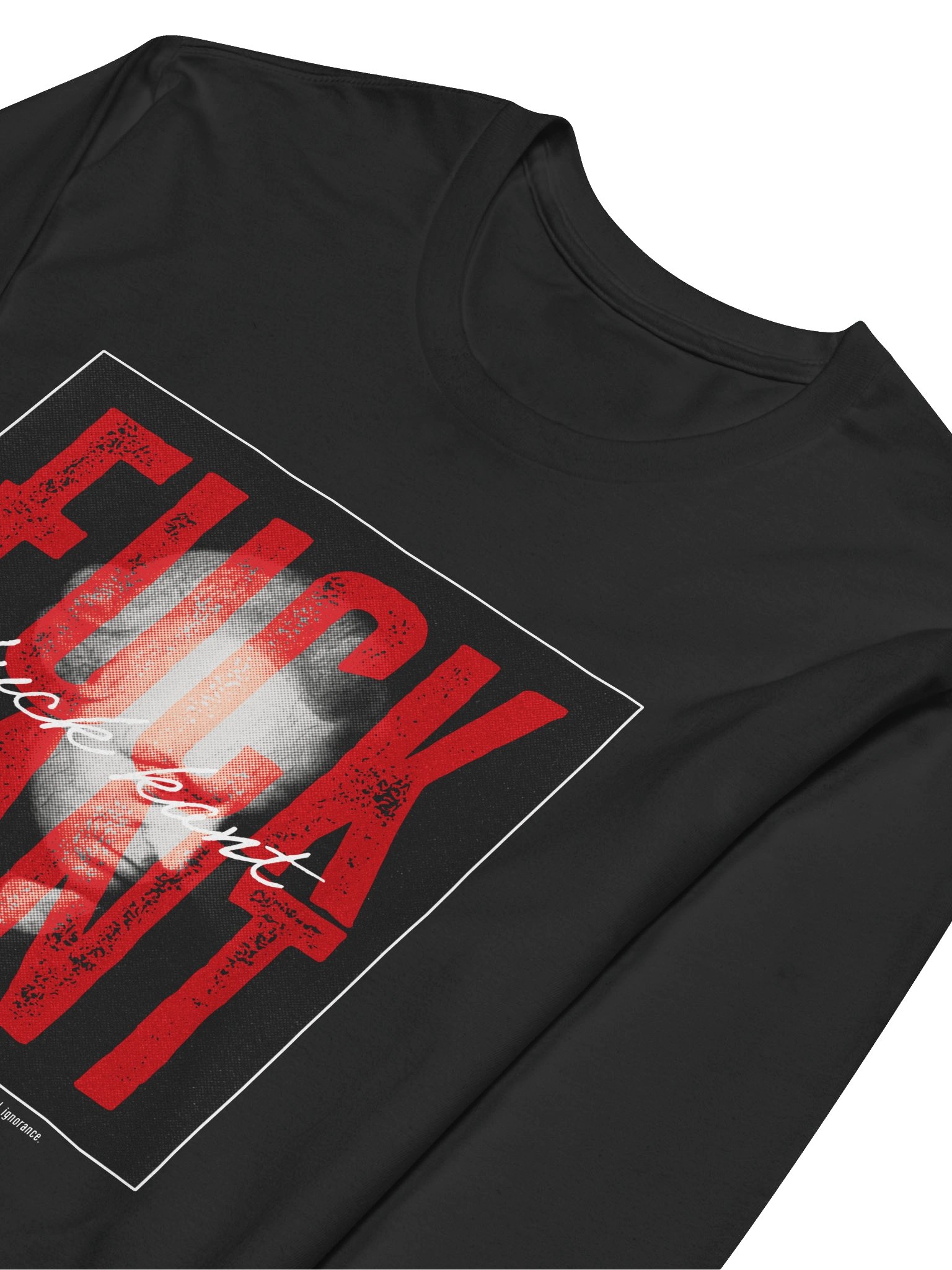Fuck Kant Fitted Long Sleeve Crew Neck product image (3)
