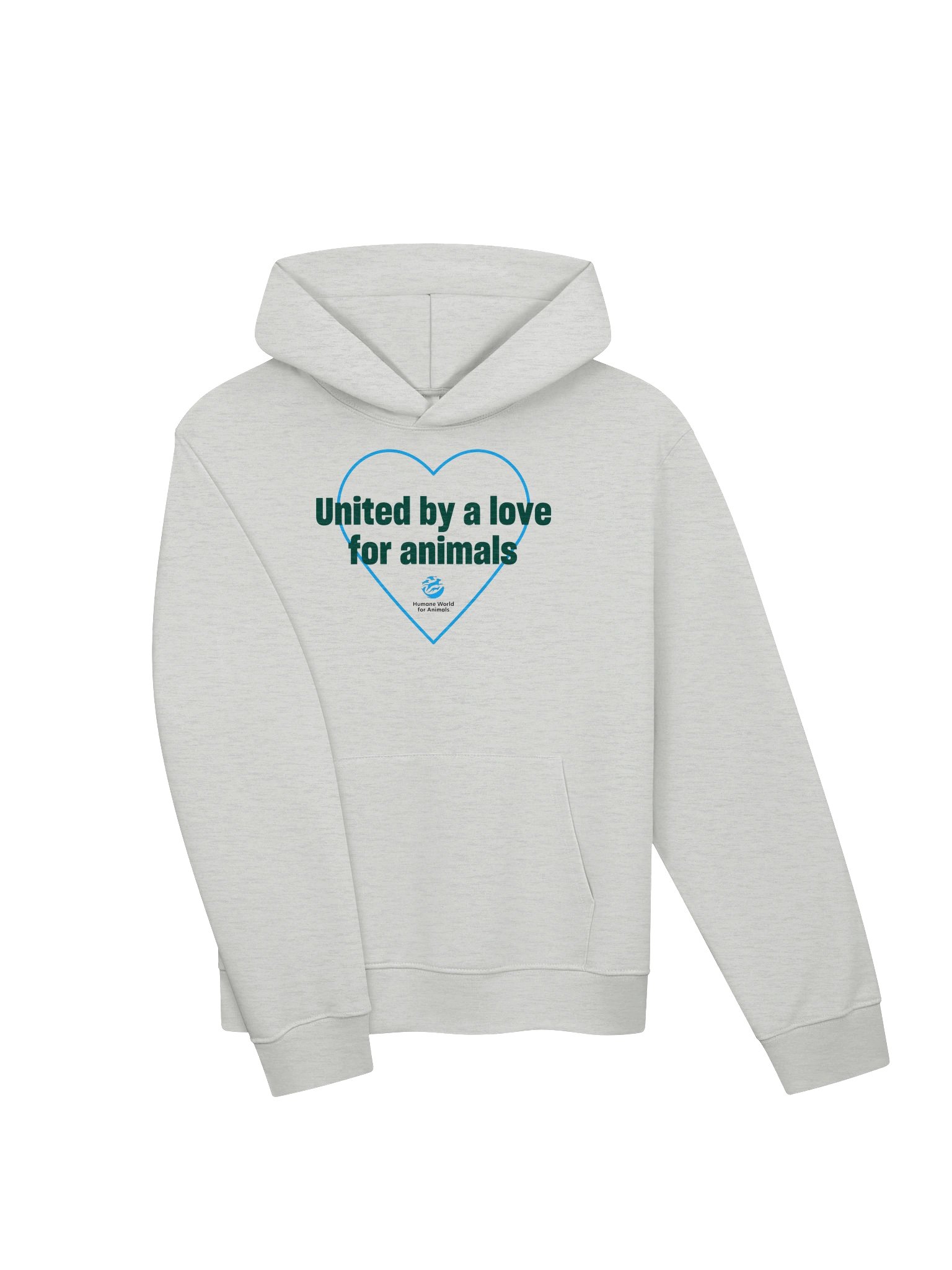 United by a love for animals - Heart - Hoodie - Light product image (3)